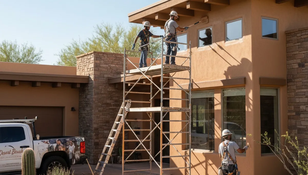 Glendale, AZ painting contractor providing professional interior and exterior painting services
