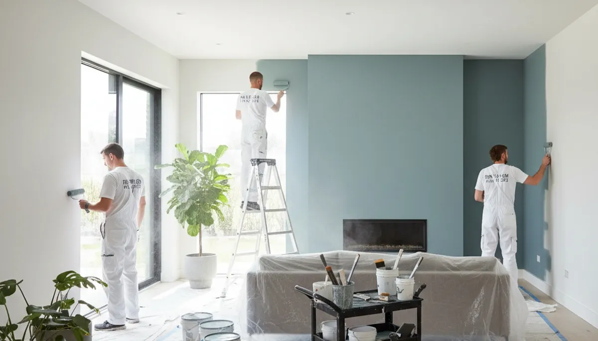 Glendale, AZ interior house painting by professional painters with clean, durable finishes