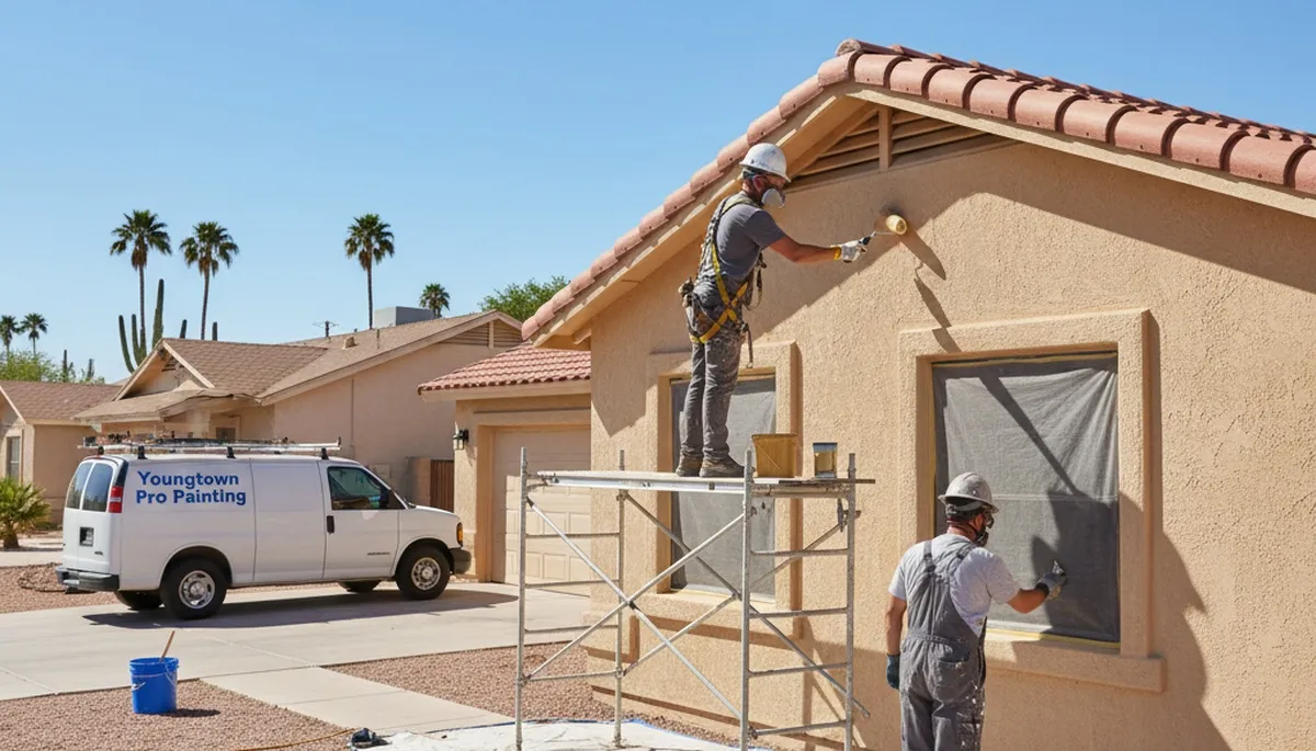 Painting contractor in Glendale, AZ providing professional interior and exterior painting services